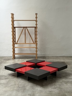 Ligne Roset Translation Low Table Sculptural Japan Design Rietveld Postmodern