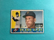 Vintage HOF 1960 Topps - Orlando Cepeda #450 GIANTS