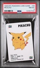 1998 KFC POKEMON CARD GAME #25 PIKACHU PSA 8