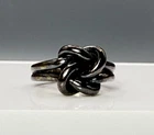 James Avery Retired Lovers Knot Ring Sterling Silver 925 Sz 5.75 Vintage JA
