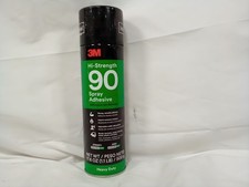 3M Hi-Strength 90 Spray Adhesive, Clear, 17.6 oz Aerosol Can