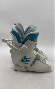 Vintage Nordica Mens White Blue N790 Winter Sports Downhill Ski Boots Size 25.5