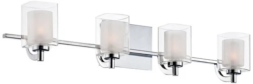 Quoizel Kolt 29" Wide Chrome and Glass LED Bathroom Light - Picture 2 of 2