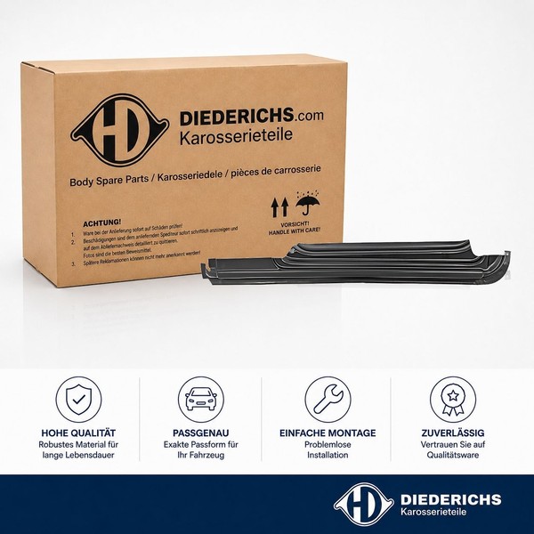 Einstiegblech Vorne Rechts Diederichs 9150024 FÜR Mercedes VW-image