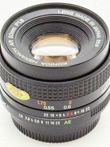 Konica AE Hexanon AR 50mm f/1.8 AR  Lens For Konica AR (786166)