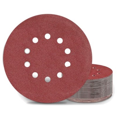 25 Stück Aluminiumoxid Hochleistungs-Schleifscheiben P120 - 225mm Durchmesser