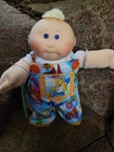 Cabbage Patch Kid, Tuft Hair,  Blue Eyes, Adorable!