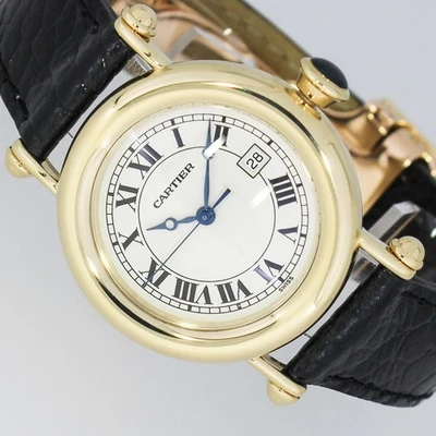 CARTIER BIG DIABOLO 32mm UHR Ref. 1420 FALTSCHLIESSE FOLDING CLASP GOLD - Bild 1 von 4