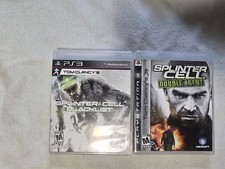 PS3 Playstation Splinter Cell Blacklist And Double Agent