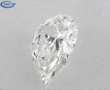 Pear Cut 0.90 Carat Cert. GIA Natural Mined Diamond Loose H color SI1 clarity 3510.00 per carat