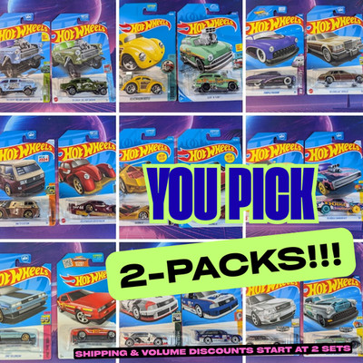 You Pick 2 PACKS!!! HOT WHEELS MAIN LINES | 2nd SET ships $.25 |
