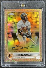 CEDRIC MULLINS 2022 TOPPS GILDED COLL #GEA-CM CHROME GOLD ETCH AUTO ROSE 21/25