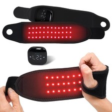 Red Light Therapy for Hand Wrist Touchscreen Control, Wearable Infrared Black