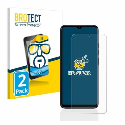 2x Display Schutz Folie für Tecno Spark Go 2023 Zubehör Transparent
