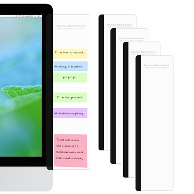 Monitor Memo Board - Multifunction Computer Monitor Memo Board Transparent Mo...