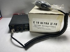 Cobra 19 Ultra II CB Radio w/ Mic Power Cable Box Untested Model 19