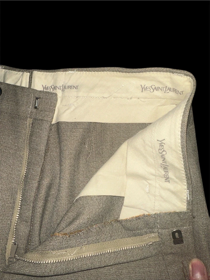 Traje De Colección Yves Saint Laurent 3 Piezas - Blazer, Chaleco y Pantalones - Hecho en Italia Foto 4 de 4