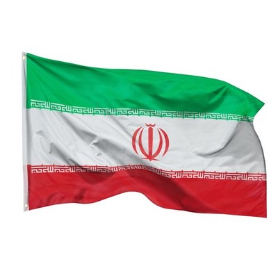 Flagge Fahne Iran 150X90cm Staatsflagge Wappen Royal Hissflagge Flaggen Fahnen