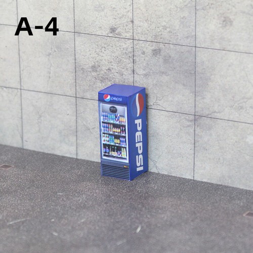 1/64 Diorama Vending Machine Model City Street Beverage Cabinet Scene Prop Model - Picture 12 of 16
