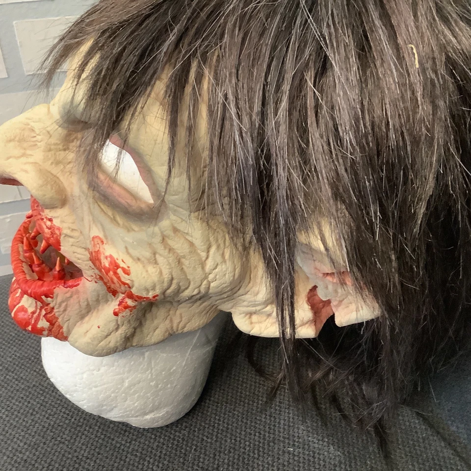 2007 USA Vintage Zagone Studios Bloody Zombie Halloween Adult Mask-GREAT! - Image 3 of 4