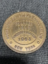 ROPEX NY ROCHESTER PHILATELIC Association NEW YORK Medallion 1913 inc 1963
