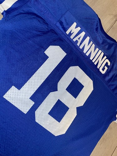 Peyton Manning #18 Indianapolis Colts Jersey Size 52 Starter Preowned Blue - Picture 12 of 12