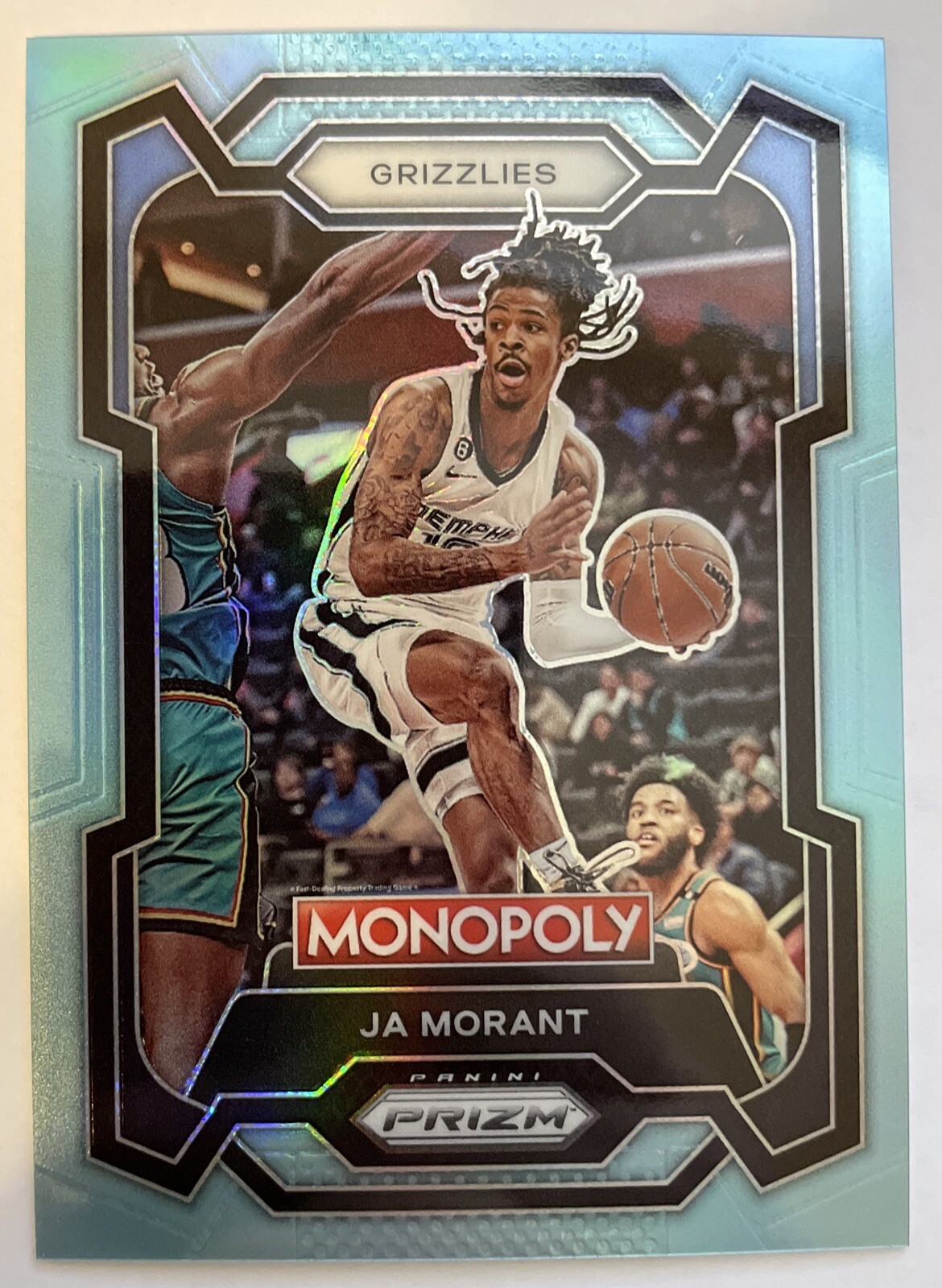 2023-24 Prizm Monopoly Ja Morant- Light Blue 151/199-grizzlies  #44