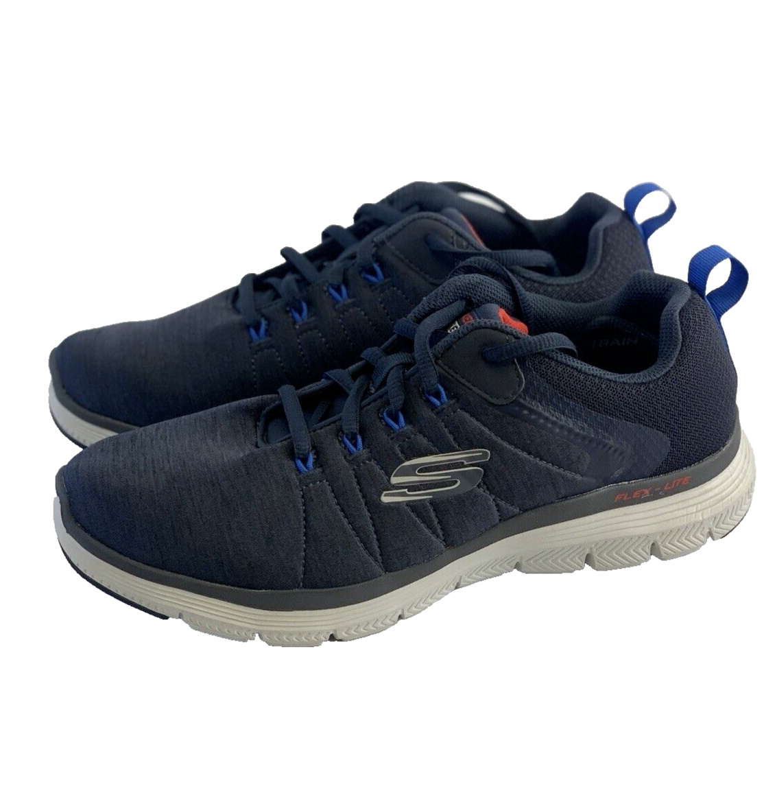 SAOLA Skechers Flex Advantage 4.0 Navy Sneaker in pizzo comfort memory foam 232227 uomo 8 5