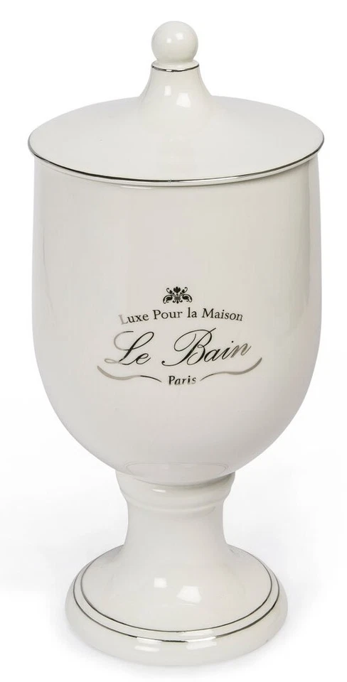 Accesorios de baño Le Bain porcelana con acabado esmaltado color blanco Foto 4 de 4