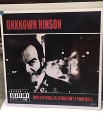 UNKNOWN HINSON HUGE Rare In Store Display Rock ‘N’ Roll Is Straight From Hell