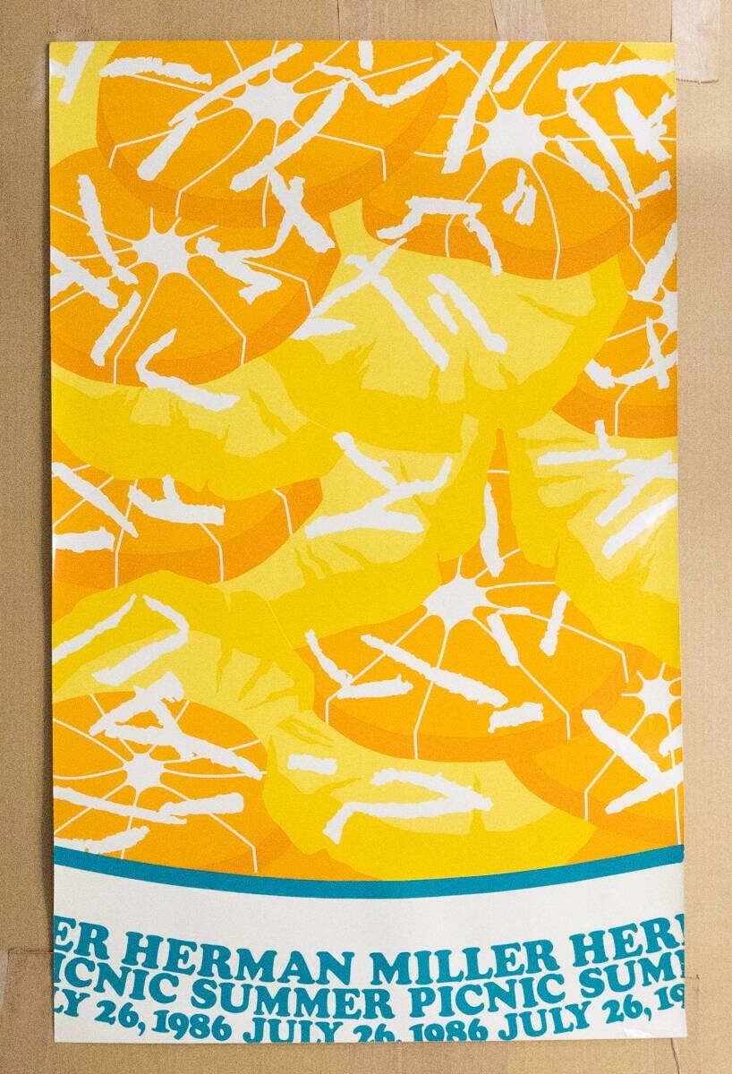 Herman Miller Poster Summer Picnic Original Set of 7 Stephen
