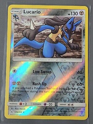 Lucario Holo - Unbroken Bonds Pokémon card 126/214