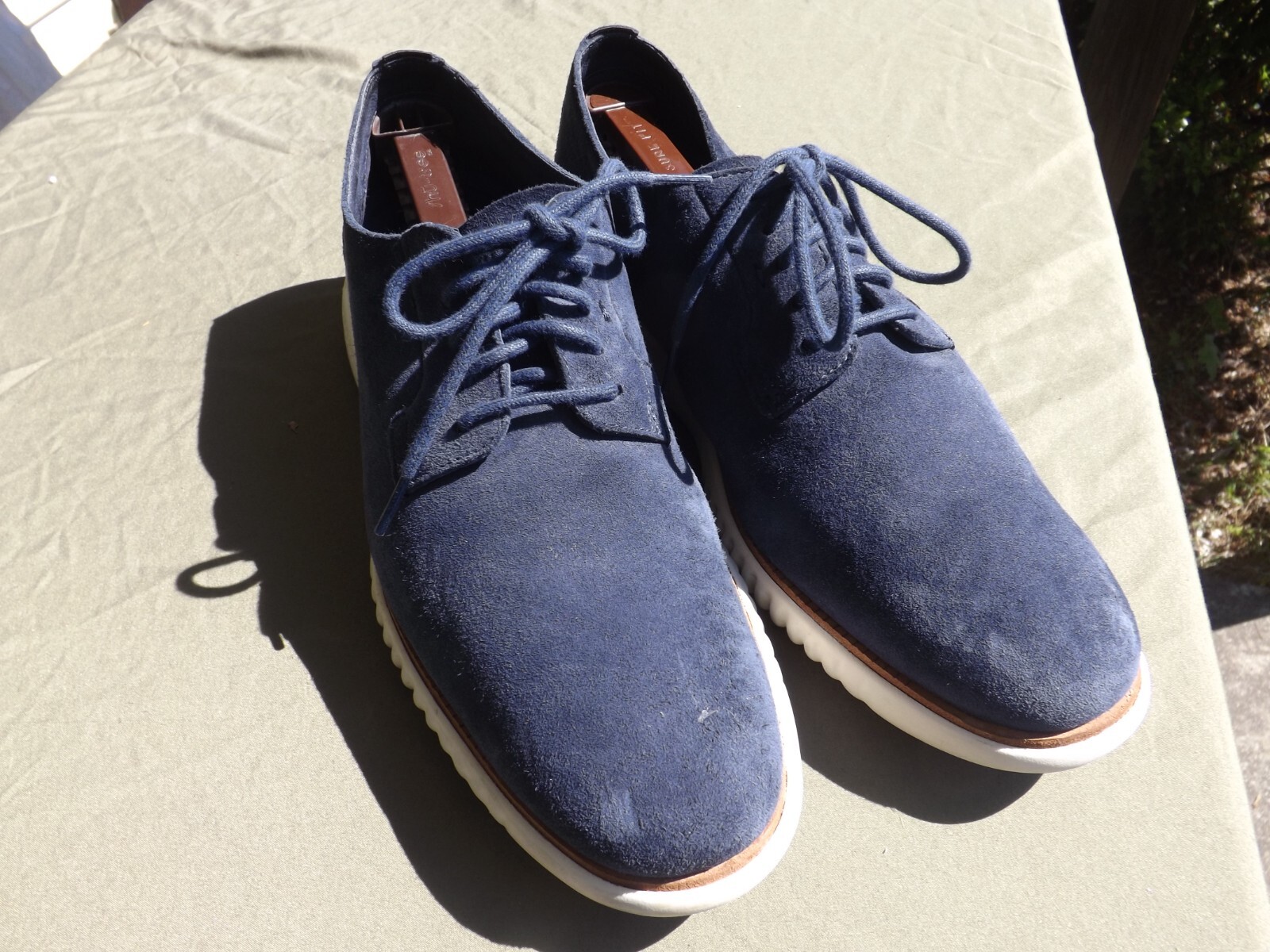 SAOLA Scarpe Oxford Cole Haan Grand OS blu navy scamosciate da uomo taglia 10 5M