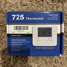 725 Thermostat Heat Pump 2Heat/1Cool Programmable