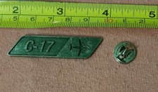 C-17 Boeing Globemaster Aircraft Hat Jacket Lapel Pin USAF