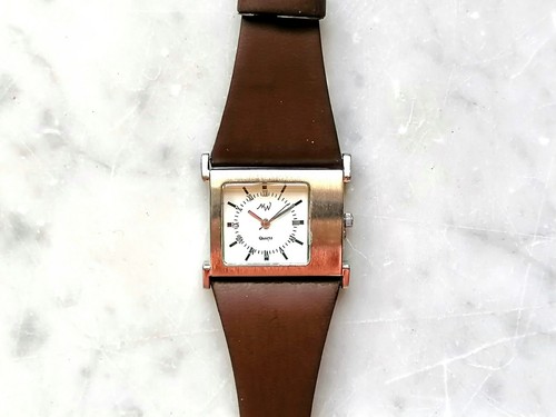 Bracelet Montre Cuir Bourgogne 28mm - Boucle Argent, Neuf, Compatible Toutes Marques