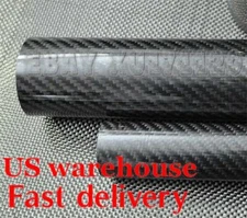 Carbon Fiber Tube/Roll Pipe 3K 11 12 13 14 15 16 17 19 20 22 X 500mm US