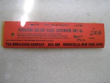 Horolovar 400 Day Clock Suspension Spring 28B fits Herr miniature 53 or 54