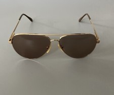 Vintage Altair Eyewear Gold Pilot Metal Sunglasses France FRAMES ONLY