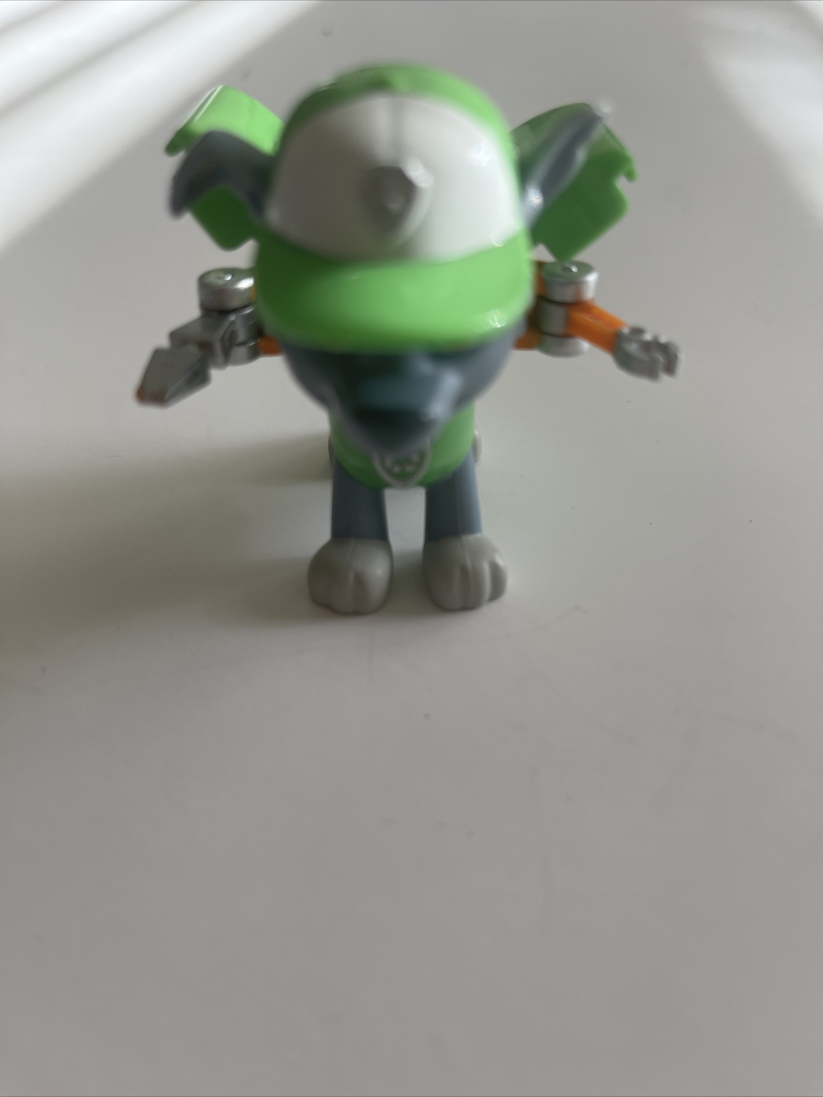 Nickelodeon Spin Master Paw Patrol Mighty Pups Rocky Pop Out Tools Toy Figure C3