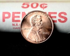 2005 B/U Satin Finish Lincoln Memorial Cent