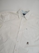 Tommy Hilfiger Men's Short Sleeve Button Up Casual Dress Shirt, Medium