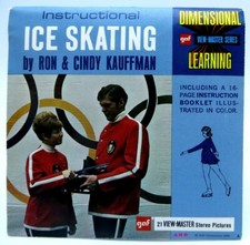 View Master B950, Instructional Ice Skating, Dimensional Learning, 3 Reel Set