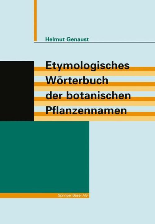 Thumbnail - Etymologisches Wörterbuch Der Botanischen Pflanzennamen | Helmut