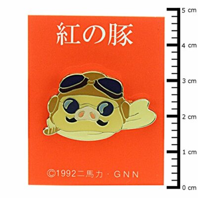 SEISEN Studio Ghibli Porco Rosso Pin Badge Porco MH-09 NEW from