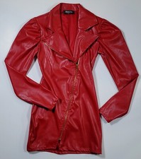 Kloset Envy Womens Xs Slant Zip Jacket Coat Collared Long Sleeve Us Made