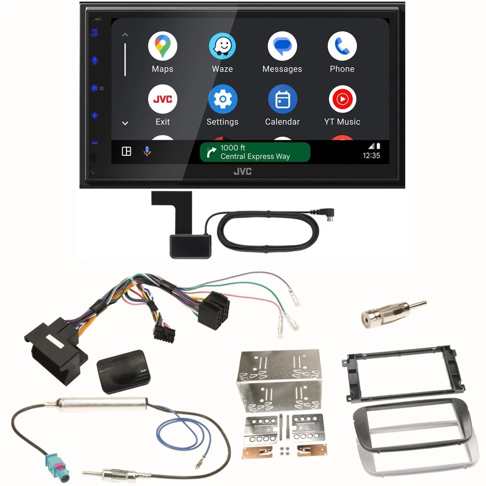 JVC KW-M695DBW Android Auto DAB+ Einbauset für Ford Focus Mondeo S-Max Galaxy - Bild 1 von 1