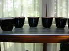 Six (UNMARKED) Pfaltzgraff Brown Dip custards — photo 2