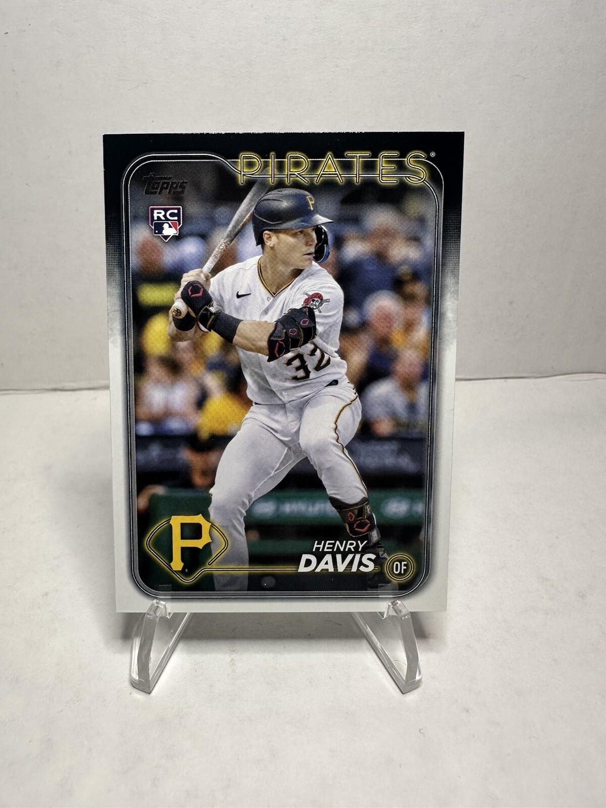 HENRY DAVIS 2024 TOPPS SERIES ONE BASEBALL ROOKIE CARD #295 Pittsburgh Pirates