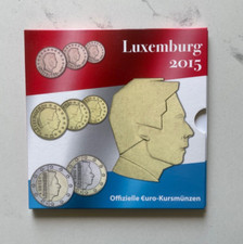 2015 Luxemburg - Offizielle Euro Kursmünzen Luxembourg  Kursmünzensatz KMS